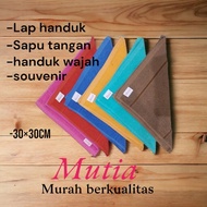 Mutia towel, face towel, hand towel, size 30x30cm