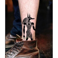 Waterproof Temporary Tattoo Sticker Protector Of Ancient Egypt Greece Egyptian Totem Anubis Flash Ta