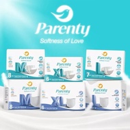 Adult Diapers Parenty Adult Tape/Soft Diapers Adhesive M8, L7, &amp; XL6 BY MAKUKU