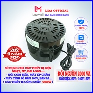 Đổi nguồn Lioa 2000VA biến áp tự ngẫu DN020 đổi điện 220v sang 100v-120v dùng cho các thiết bị có cô