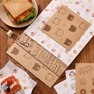 Burger Bento Disposable Burrito Cake Cake Sandwich Wrapping Paper Pad Paper Rice Ball Food Baking Oi