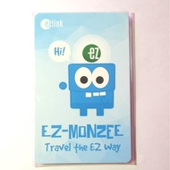 EZ-MONZEE Travel the Easy Way Blue Ezlink Ez-Link Card *collectible
