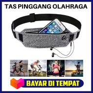 Tas Pinggang Olahraga Running Waist Bag / Tas Pinggang Sepeda Pria Laki Laki Wanita Distro Eiger Kec