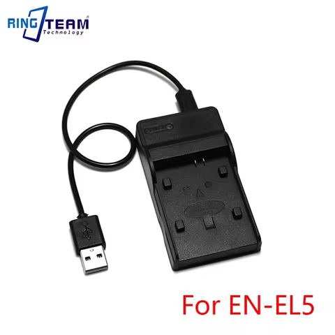 EN-EL5 Battery USB Charger MH-61 for Nikon Coolpix 3700 4200 5200 5900 7900 P3 P4 P5000 P5100 P6000 