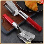 Steak Clamps, 2-in-1 Cooking Tong, Double Sided Spatula, Multifunctional Stainless Steel Food Flippi