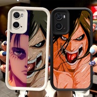 J-47 Attack on Titan Soft Case for OPPO A76 K10 Realme 9i A36 A57S A77S A77 A57 A96 Cover
