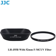JJC LH-55B เฉพาะฝาครอบเลนส์สำหรับ Olympus M.zuiko Digital เลนส์ F3.5-6.3 12-50มม./Olympus M.zuiko Di
