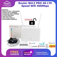 Modem Router 4G LTE 450Mbps B612 PRO Bisa Telphone Analog RJ11 Wireless Wifi Free Antena