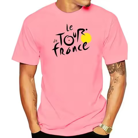 France Bicycle Gift T-Shirt White-Grey Short for Men Tour France 20224T-shirt oversized harajuku gra