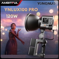 Yongnuo YNLUX100PRO 120W 2700K-6500K ติดตั้ง Bowens มือถือกลางแจ้งไฟ LED YNLUX100 PRO