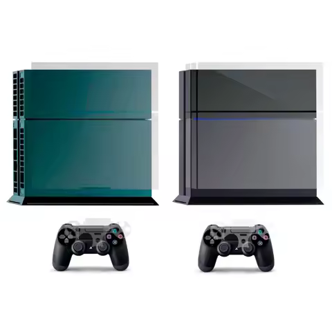 Transparent Clear Vinyl Skin Sticker for Sony PS4 PlayStation 4 and 2 controller Skins Stickers