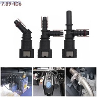BEBETEB Hose Coupler, 45° PA12 Plastic  Line Hose, Bundy Tee 7.89 ID6 Quick Release Connector