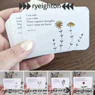 RYEIGHTON Anxiety Relief Pocket Healing Card, Positive Affirmations Anxiety-Relieving Anxiety Relief