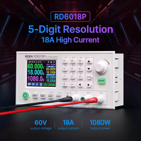 RD RD6018P 60V 18A 5 Digit Display DC Adjustable Step Down Voltage Regulated Power Supply Buck Conve