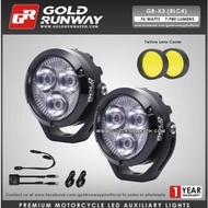 GOLD RUNWAY GR-X3 spotlight foglight Motorcycle Lights