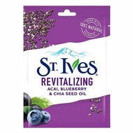 ST.IVES FACE SHEET MASK 1 PIECE (REVITALIZING,GLOWING,SOOTHING)