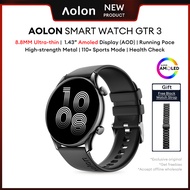 Aolon GTR 3 Smart Watch 1.43" AMOLED Screen Ultra-thin Body 110+ Sport Modes WA Call Health Fitness 