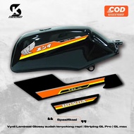Sticker win 100HONDA - HONDA WIN 100 21 striping sticker variation - Racing variation