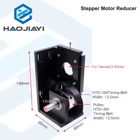 Nema23 Nema34 Stepper Motor Reducer 38/60/72-Teeth for CO2 Laser Engraving Cutting Machine