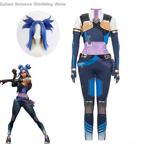 Neon Cosplay Costume Game Valorant Neon Cosplay Costume Blue Women Combat Uniform Halloween Party Ou