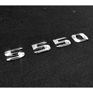 BENZ S550 15 New Style Pointed Font Word Mark Body Word Sticker Rear Box Font Font Height 23mm