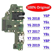 Original USB Charging Charger Port Connector Board Flex Cable For Huawei Y5 Y6 Y7 Y9 Prime 2017 2018 2019 Y6s Y6P Y7P Y8s Y8P Y9s Y7A