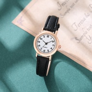 New Retro Ladies Watch Fashion High-End Digital Watches Round Small Dial Quartz Watch Jam Tangan Per