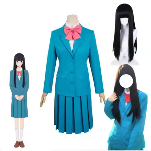 Kimi Ni Todoke Sawako Kuronuma Cosplay Costume Blue JK School Uniform Adult Women Halloween Comic Co