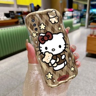 Hp Case VIVO Y20 Y20i Y20S Y12S Y20 2021 Y12A Y20S G Y20T Y20S M Y20S D Y11s Y30G Case Cat And teddy Bear Pattern New Double Phone Case Simple Silicone Case Softcase