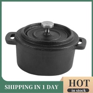 Beautywell Cast Iron Dutch Oven Non Stick Camping Cooking Pots W/Lid Baking HOT