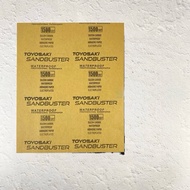 TOYOSAKI 1500 Waterproof Sandpaper Sheet Abrasive Paper/ 1500 Paper Sandpaper/ price per piece