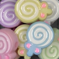 Veeds 3 Pcs Lollipop Bead 30mm Random 3D DIY Beads Art and Craft