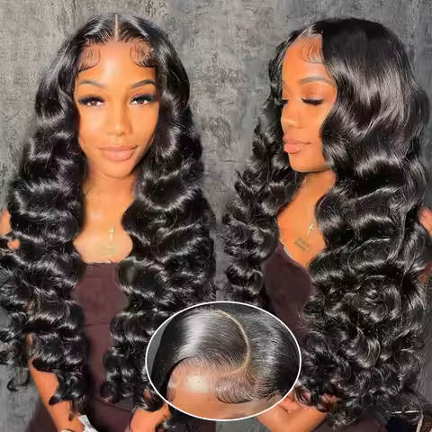 Water Wave Frontal Wig 13X6 Human Hair Loose Waves Wig Human Hair 30 40 Inch Lace Front Wigs Brazili