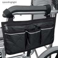 speedinglight Electric Scooter Wheelchair Armrest Side Storage Bag Seat Armrest Storage Bag SDT