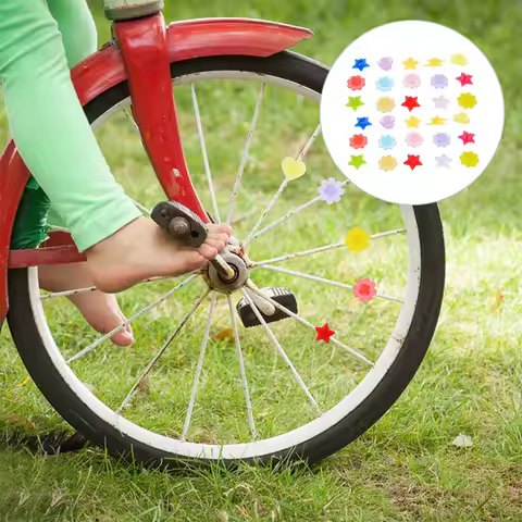 Bicycle Spoke Beads Glow In The Dark Compact Bike Wheel Accessories For Mountain Bike Teens Cycling 