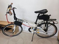 Tern 24吋白色摺疊車（已改26吋鈴）