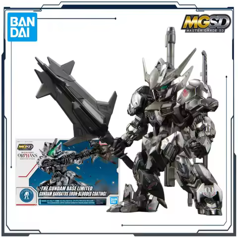 BANDAI Original MGSD Series THE GUNDAM BASE LIMITED GUNDAM BARBATOS [IRON-BLOODED COATING] Assembly 
