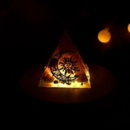 【母親節禮物】日月守護-奧剛金字塔小夜燈Orgonite水晶太陽石