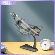 Mippos Simulation 1:48 F10 Aircraft Model with Base, Streamlined Body, Miniature Toys, Retro Fighter Model for Office, Bookshelf