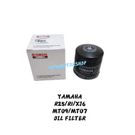 YAMAHA R25 R1 R6 MT07 MT09 MT25 XJ6 SUPERBIKE DENSO ENGINE OIL FILTER / PENAPIS MINYAK HITAM