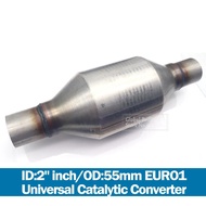 2" Inch Universal Catalytic Converter Euro 1 400 Cells Car Exhaust Catalyst Catalytic Converter High