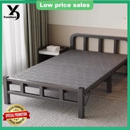 Folding Bed Single Person Simple Foldable Bed Foldable Bed with Mattress Folding Bed xiaoyun11.sg