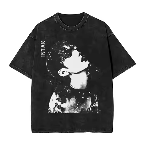 P1Harmony 2025 tour kpop idol Merch Washed T Shirt for Men Women Streetwear T-Shirt Summer P1HARMONY