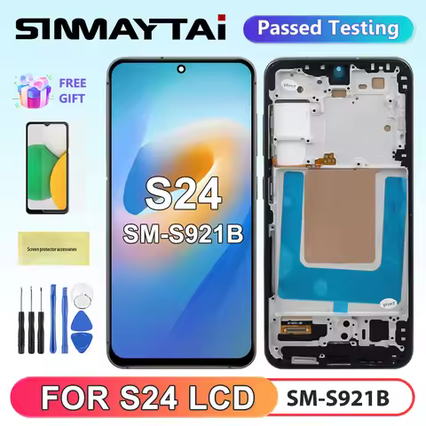 TFT For Samsung S24 LCD Touch Screen Digital Assembly for Samsung S24 S921B SM-S921B/DS SM-S921U Dis