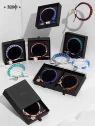 現貨 原神官方 周邊 主題系列角色印象風手繩 原神手繩周邊 雷電將軍 楓原萬葉 阿貝多 優菈 胡桃 魈 溫迪 刻晴 鍾離 可莉 芭芭拉 雷神 風神 岩神 Genshin Impact Raiden E