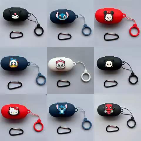 New Cartoon Silicone Bluetooth Earphone Protective Case Suitable for Sony WF-C710N with Keychain