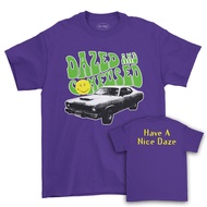 S-5XL Ready stock DAZED AND CONFUSED purple Movie T-shirt COD