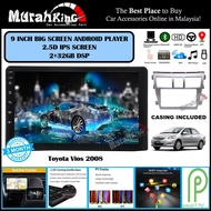 (6RAM 128GB IPS 4G 8Core DSP) Toyota Vios 2008 9" Inch Android 10 Car Android GPS Wifi Player GPS Ca