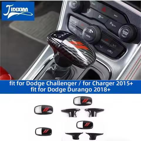 JIDIXIAN fit for Dodge Charger for Challenger 2015 Up for Dodge Durango 2018 Up Car Gear Shift Lever