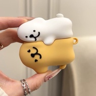 Cartoon Cute Two Dogs Suitable airpods Protective Cases for Pro Earphone Case A Earphone Case 25.11.
